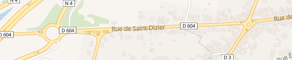 Karte Rue de Saint-Dizier Ancerville