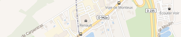 Karte Renault Händler Carpentras