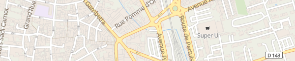Karte Avenue Abel Sarnette Cavaillon
