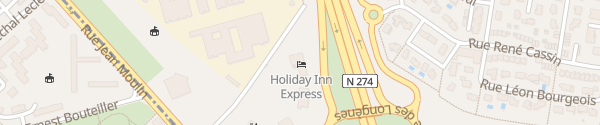 Karte Holiday Inn Express Dijon Saint-Apollinaire