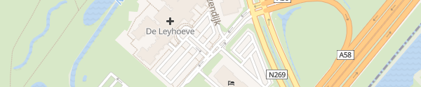 Karte Woonlandschap de Leyhoeve Tilburg