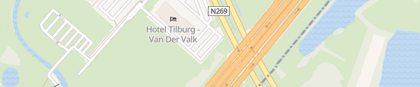 Karte Van der Valk Hotel Tilburg
