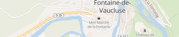 Karte Parking Place de Verdun Fontaine-de-Vaucluse