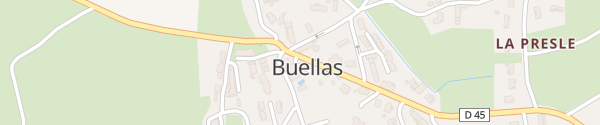 Karte Auberge Bressane de Buellas Buellas