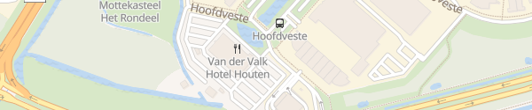 Karte Hotel Van der Valk (Ost) Houten