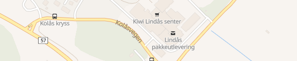 Karte Lindås Senter Lindås