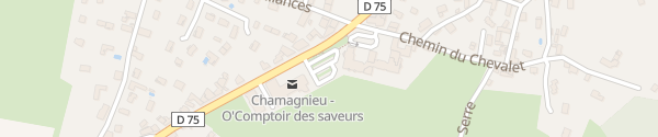 Karte Chemin du Chevalet Chamagnieu