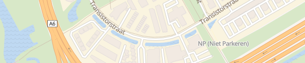 Karte Transistorstraat Almere