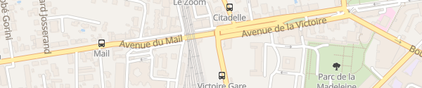 Karte Parking Effia Gare Bourg-en-Bresse