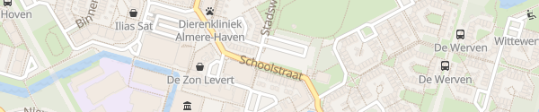 Karte Schoolstraat Almere