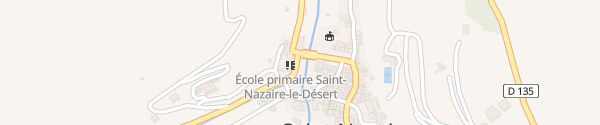 Karte Mairie Saint-Nazaire-le-Désert