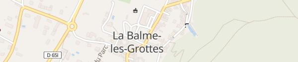 Karte Route de Lagnieu La Balme-les-Grottes