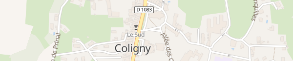 Karte Grande Rue Coligny