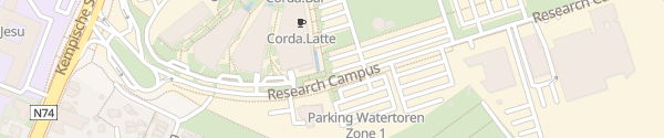 Karte Corda Campus Hasselt