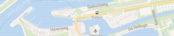 Karte Stationsweg Stavoren