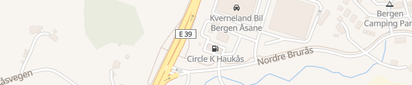 Karte IONITY Circle K Haukås Bergen