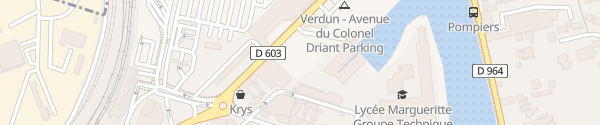 Karte Lidl Avenue du Colonel Driant Verdun