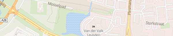 Karte Supercharger Van der Valk Leusden