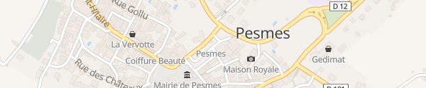 Karte Place du Marche Pesmes
