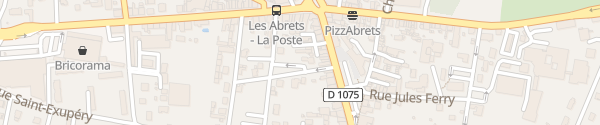 Karte Rue Clément Gondrand Les Abrets