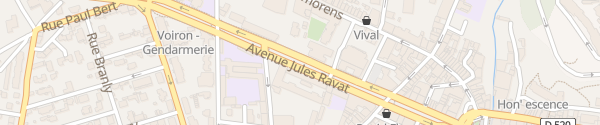 Karte Avenue Jules Ravat Voiron