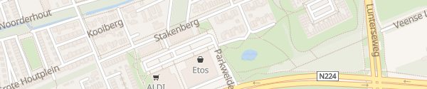 Karte Winkelcentrum Parkweide / Albert Heijn Ede