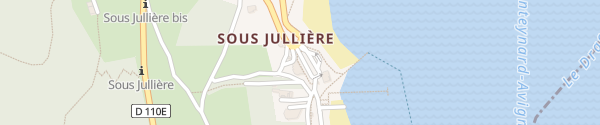 Karte Sous Jullières Treffort