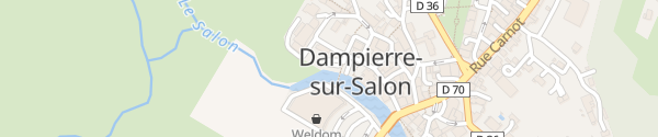 Karte Rue Georges Mongin Dampierre-sur-Salon