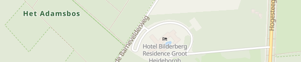 Karte Bilderberg Résidence Groot Heideborgh Garderen