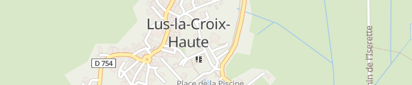 Karte Le Village in Lus-la-Croix-Haute Lus-la-Croix-Haute