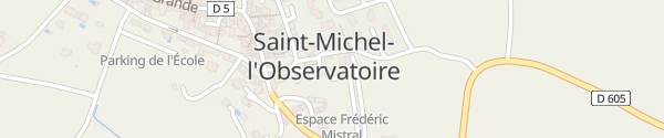 Karte Rue du Barri Saint-Michel-l'Observatoire