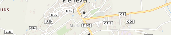Karte Place des Ferrages Pierrevert
