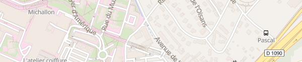 Karte Avenue de l'Obiou La Tronche