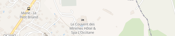 Karte Hôtel Le Couvent des Minimes Mane