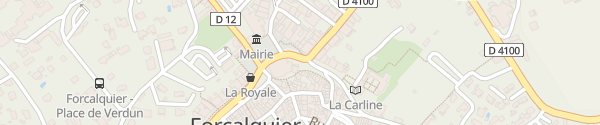 Karte Boulevard des Martyrs de la Résistance Forcalquier