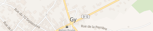 Karte Place de la Mairie Gy