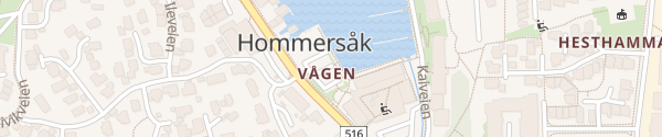 Karte Bryggen senter Hommersåk
