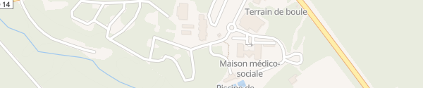 Karte Route de Marsine Chêne-en-Semine