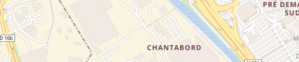 Karte Rue de Chantabord Chambéry