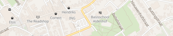 Karte Aldenhofstraat Hoensbroek