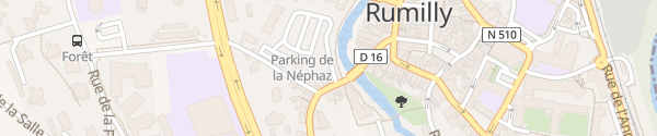 Karte Rue de la Curdy Rumilly
