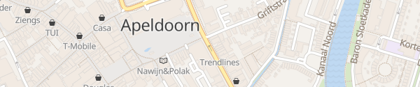 Karte Stationsstraat Apeldoorn