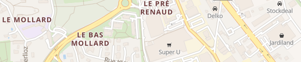 Karte Super U La Ravoire