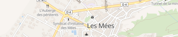 Karte Parking Boulevard de la République Les Mées