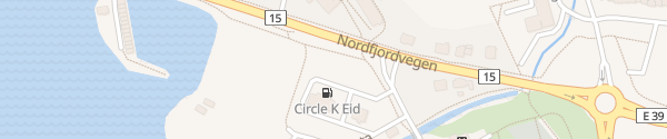 Karte Supercharger Circle K Nordfjordeid