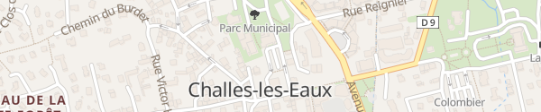 Karte Rue du Docteur Vincent Challes-les-Eaux