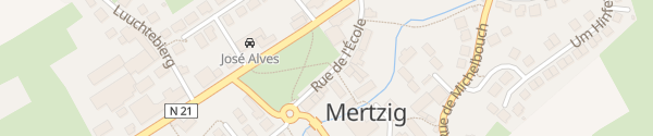 Karte Parking Rue de l'Ecole Mertzig