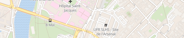 Karte Station Saint-Jacques Besançon