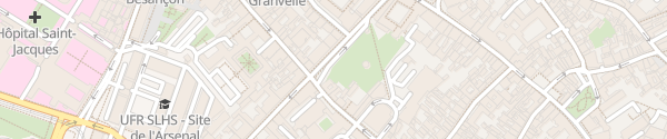 Karte Borne Granvelle Besançon