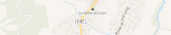 Karte Route du Prè Long La Motte-du-Caire